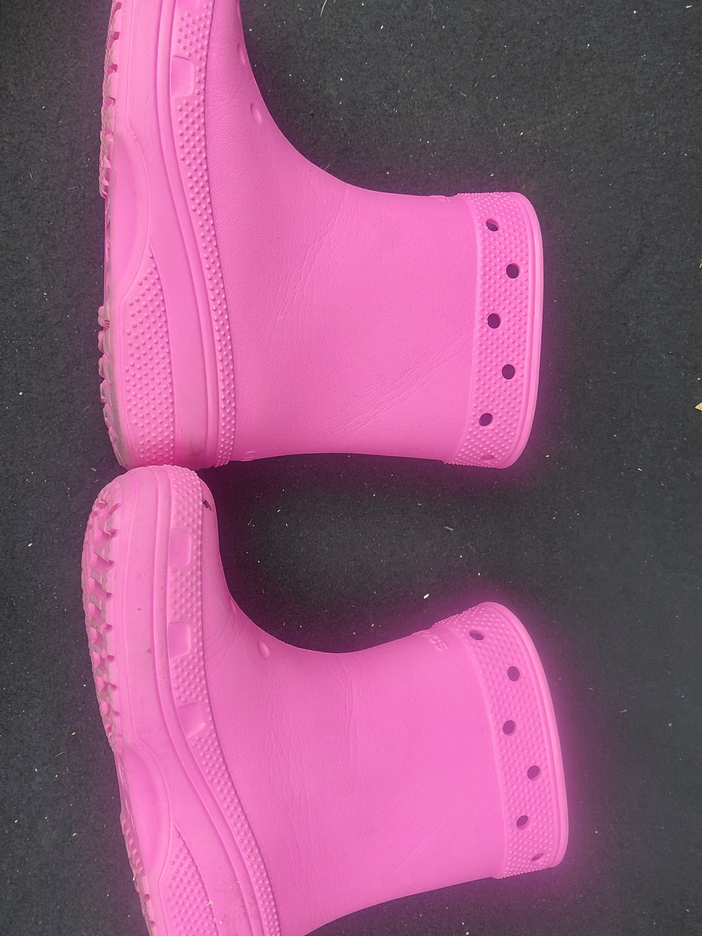 Crocs - Bright Pink Kids Rain Boots
